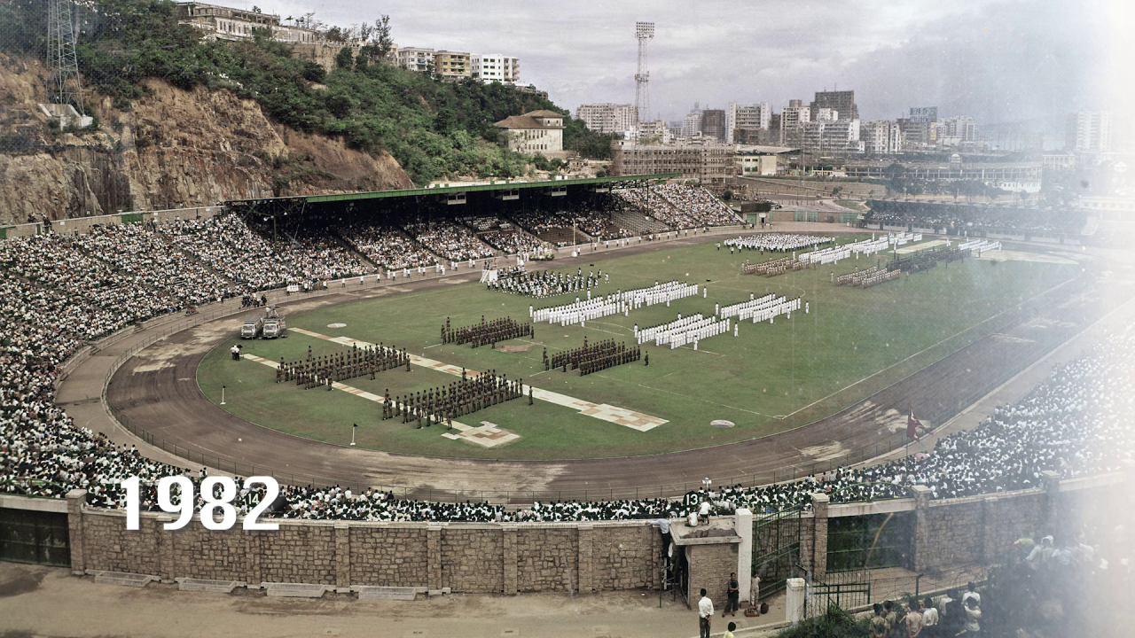 未有香港大球場之前，香港七欖曾在當時政府轄下的掃桿埔場地舉行