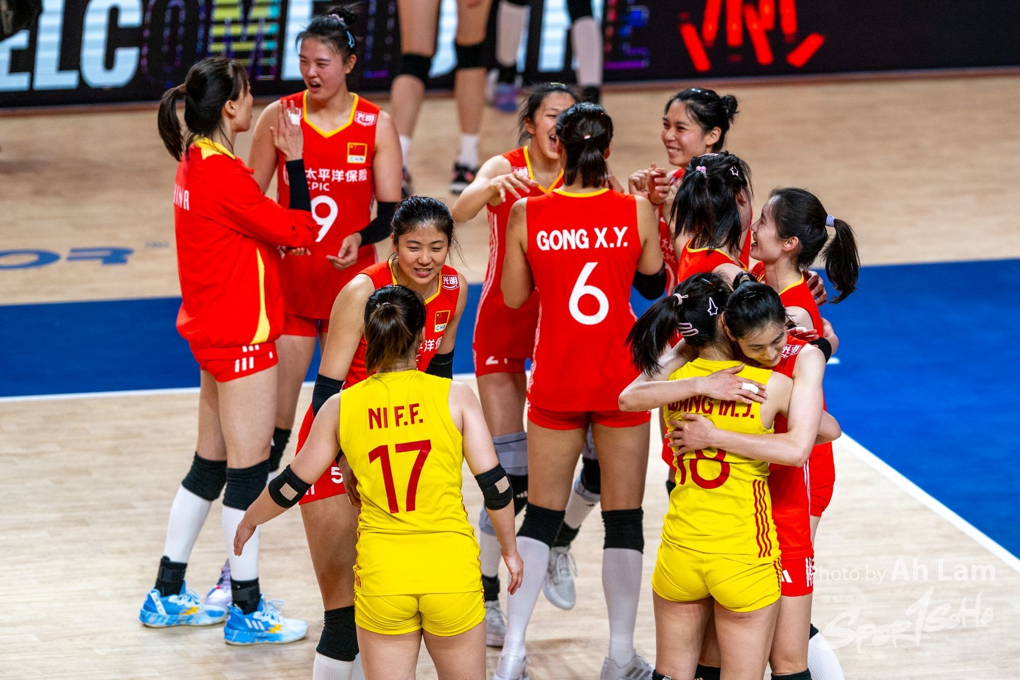 世界女排聯賽香港2024 中國隊偕巴西隊四連勝晉身總決賽中國隊