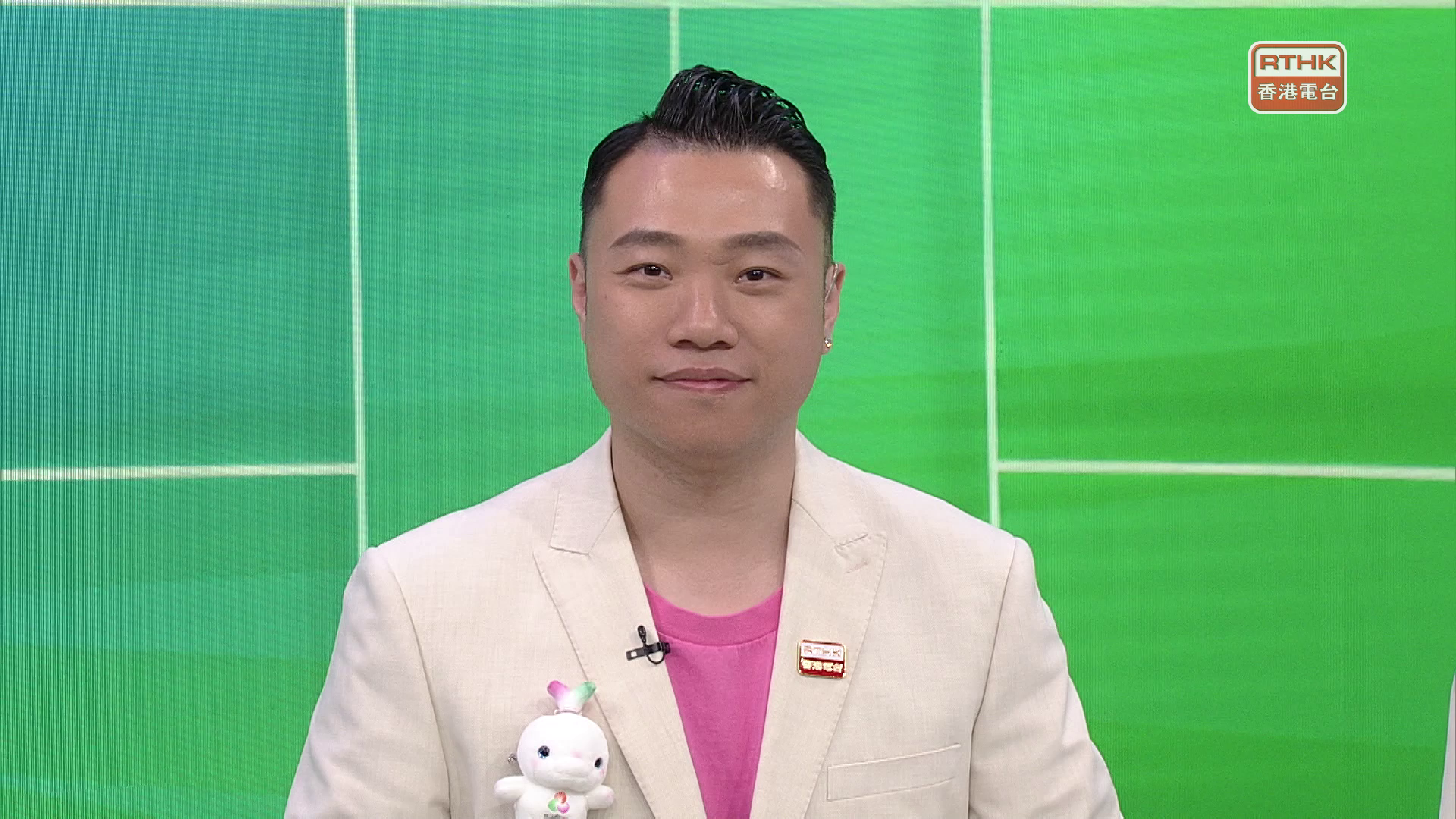 陳浩源自退役後，首次以節目主持身份參與大型綜合運動會。