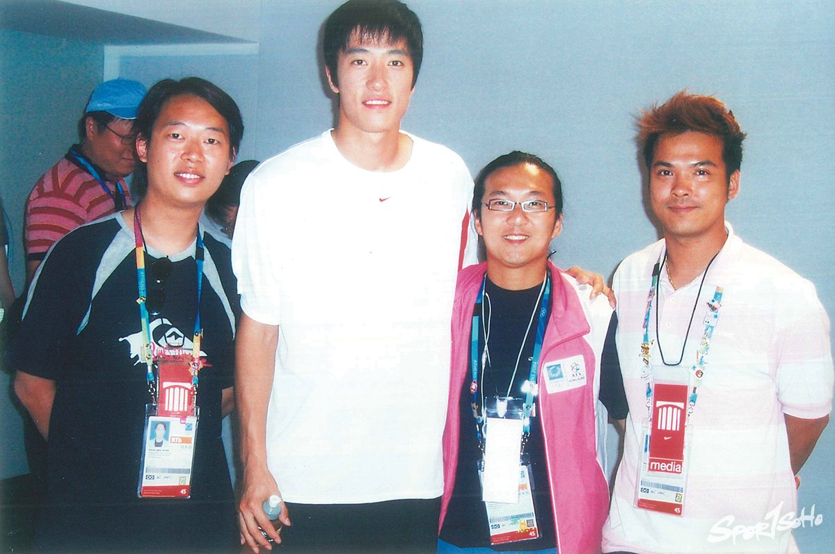Peter採訪奧運，用心準備令他得以成為當年全球第一位訪問到劉翔奪冠的記者。