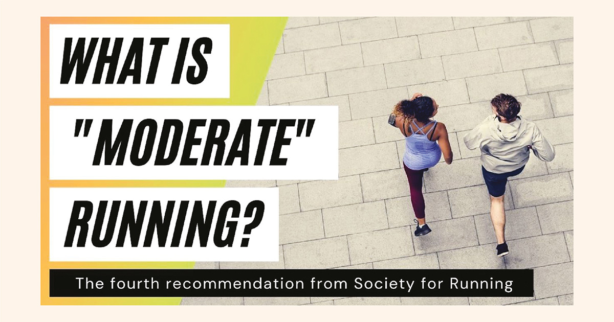 what is moderate running