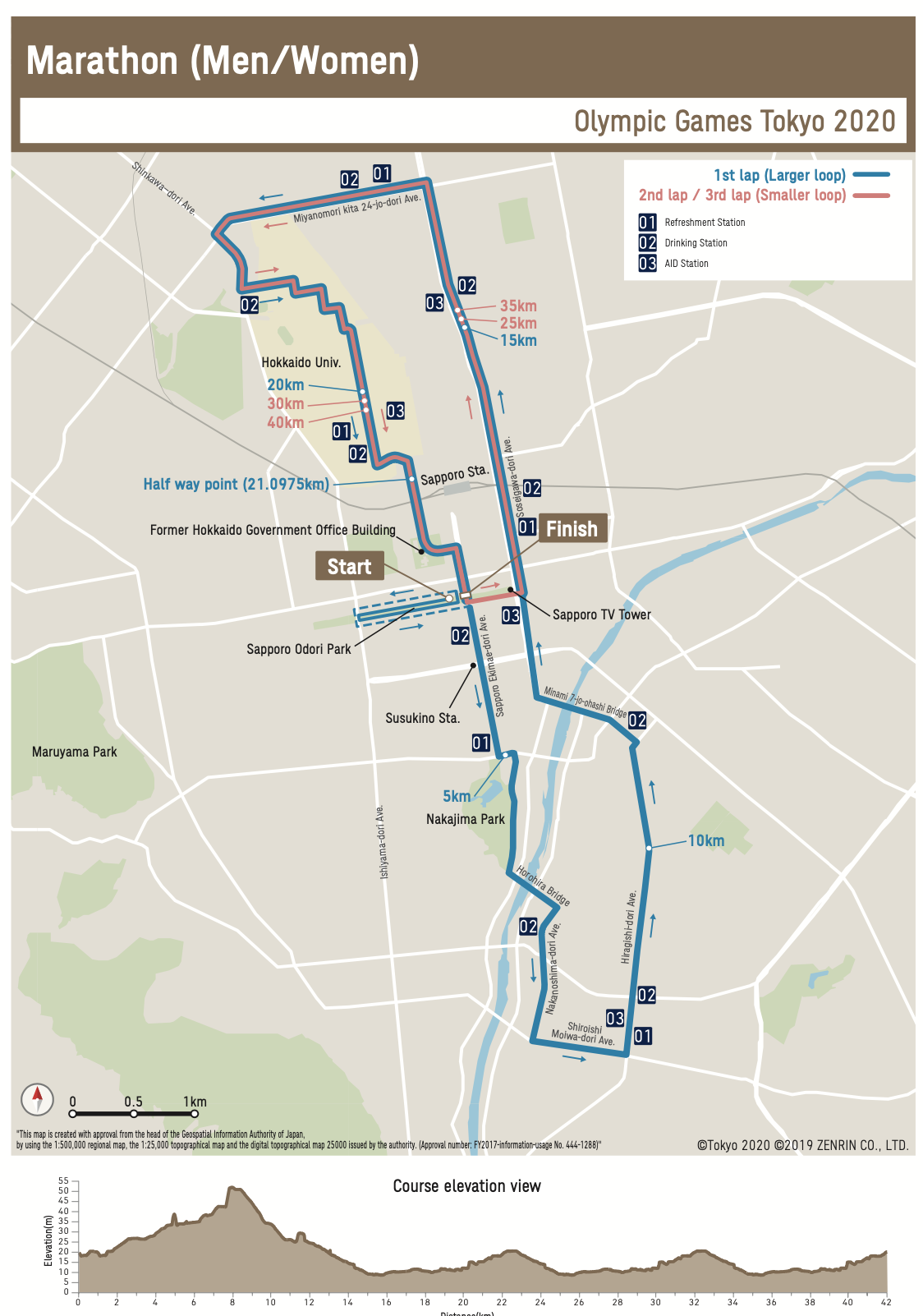 東京奧運馬拉松路線 東京奧運馬拉松路線