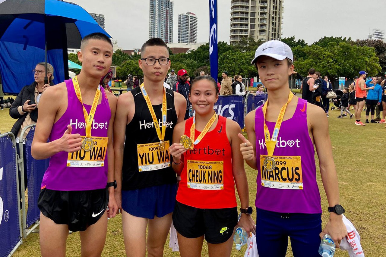 四位年輕跑手於黃金海岸馬拉松創出佳績