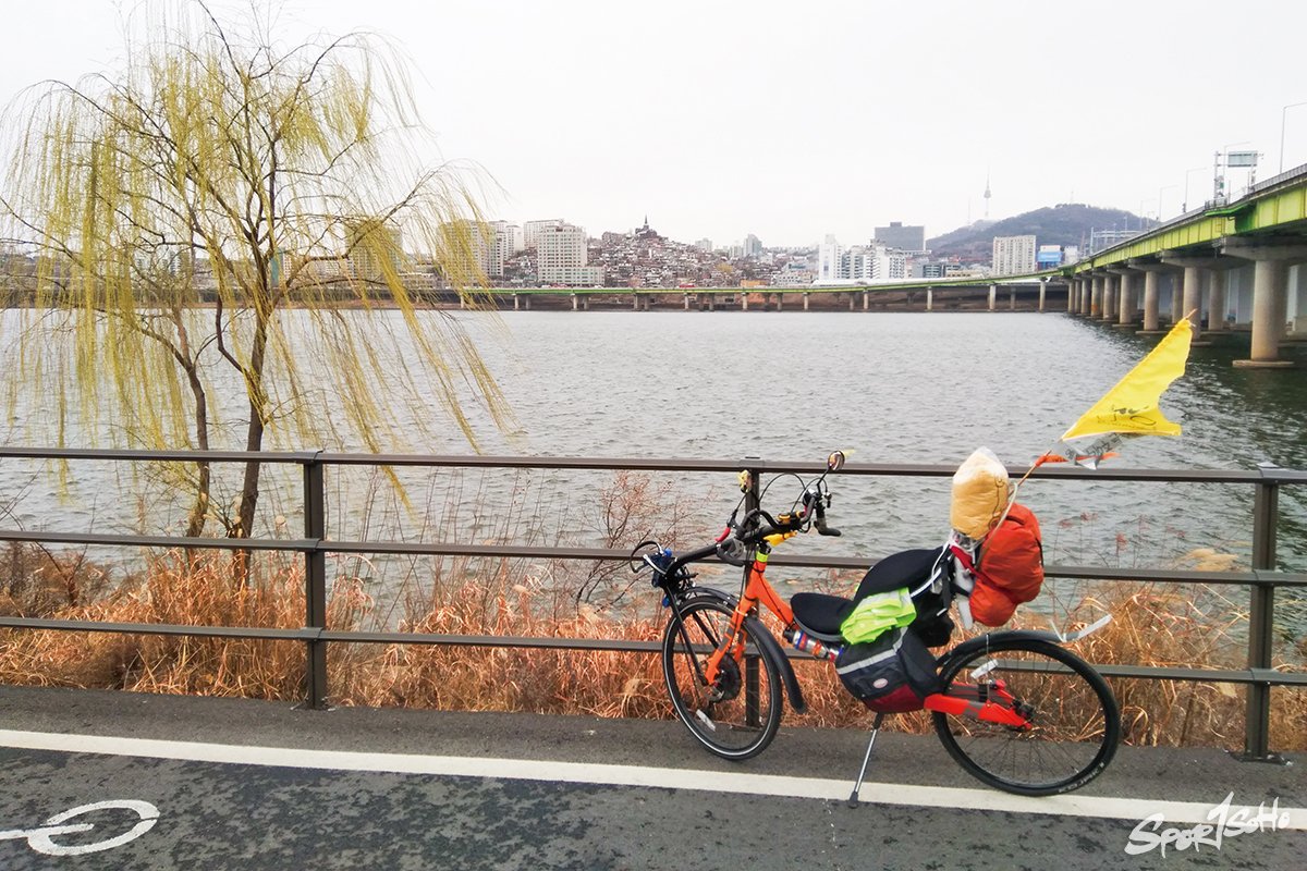 南韓四河單車徑沿途的景色。