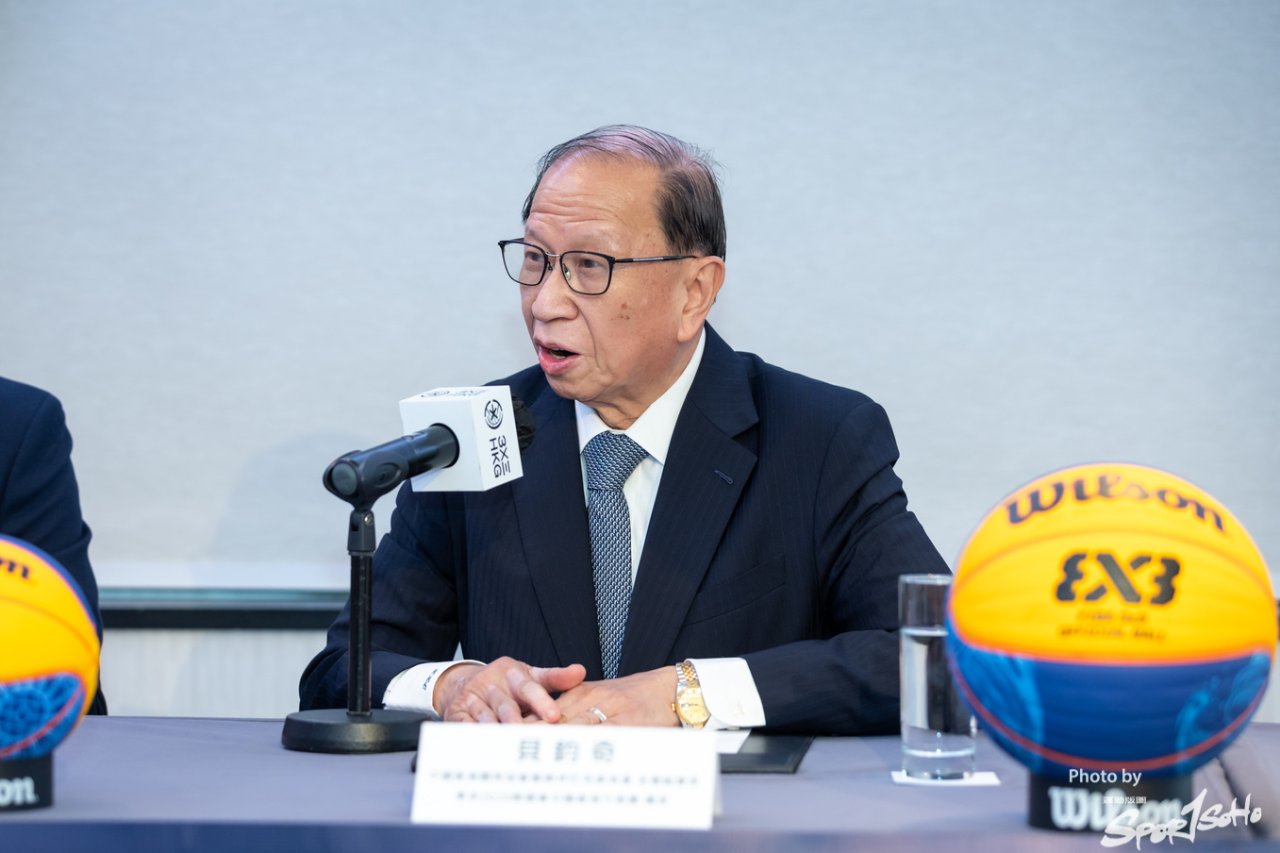 中國香港體育協會暨奧林匹克委員會名譽副會長暨東京2020奧運會中國香港代表團團長貝鈞奇致辭時表示：相信這是有史以來，香港三人籃球運動員能夠最接近奧運的一次。