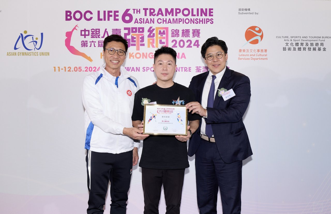傅奇中國國家隊運動員李小鵬,為今屆亞錦賽推廣大使