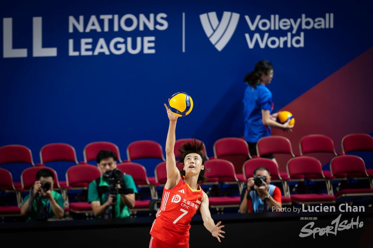世界女排聯賽香港2024 中國隊偕巴西隊四連勝晉身總決賽 王媛媛