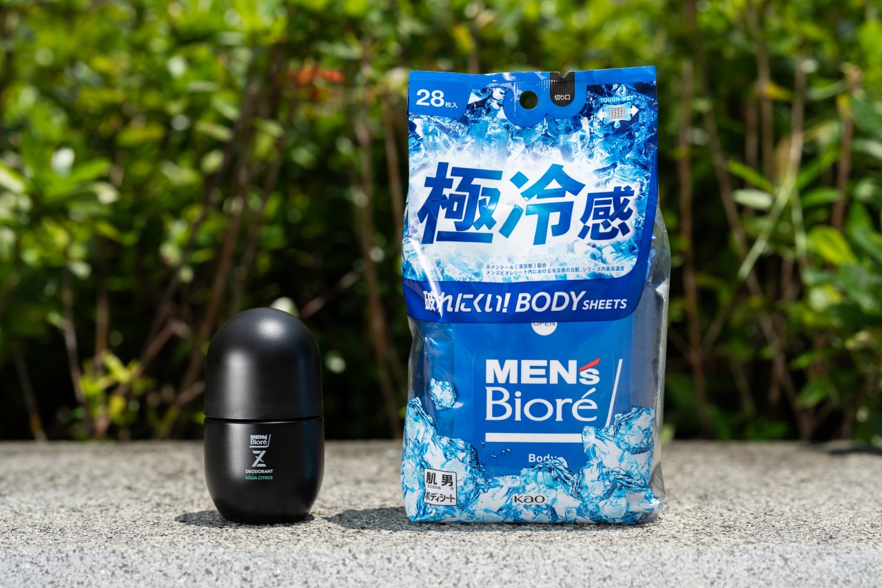 Men’s Bioré散汗爽身淨味劑及清爽香體紙