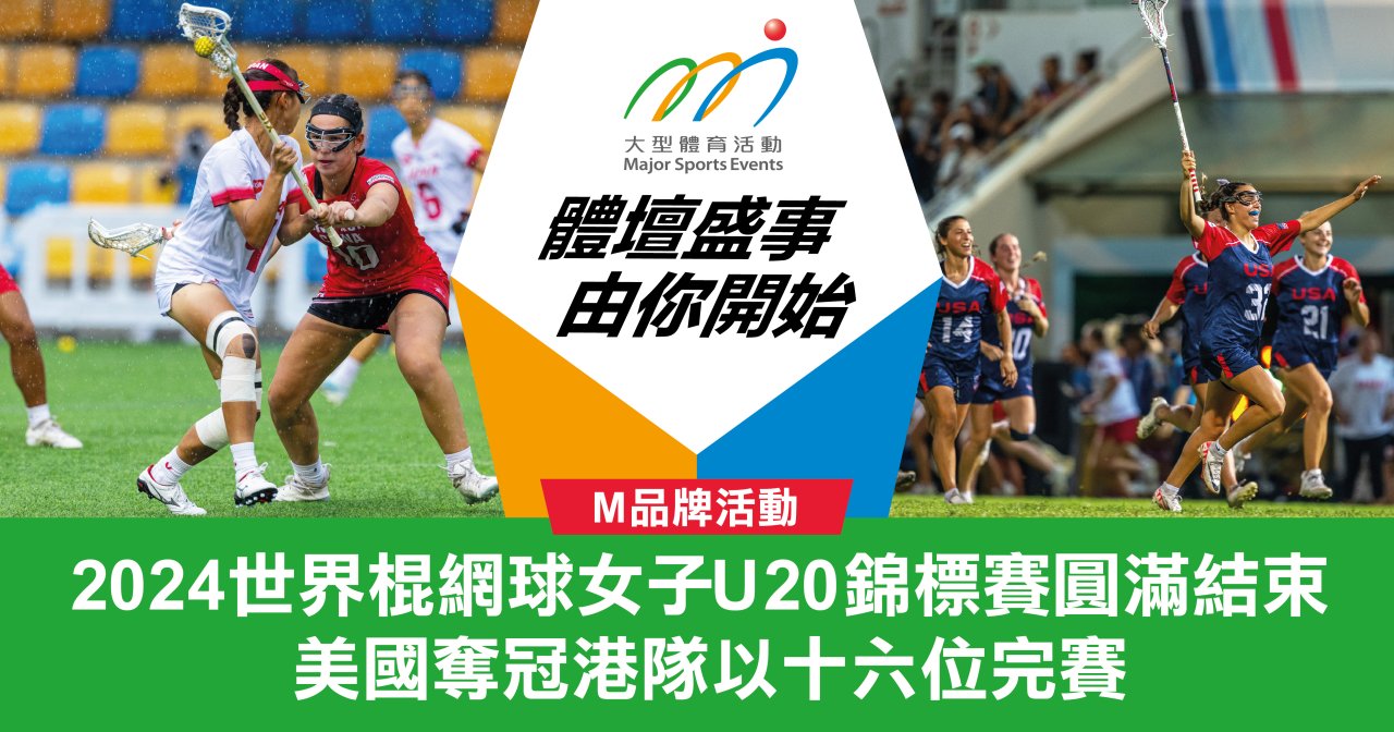 2024世界棍網球女子U20錦標賽圓滿結束 美國奪冠港隊以十六位完賽