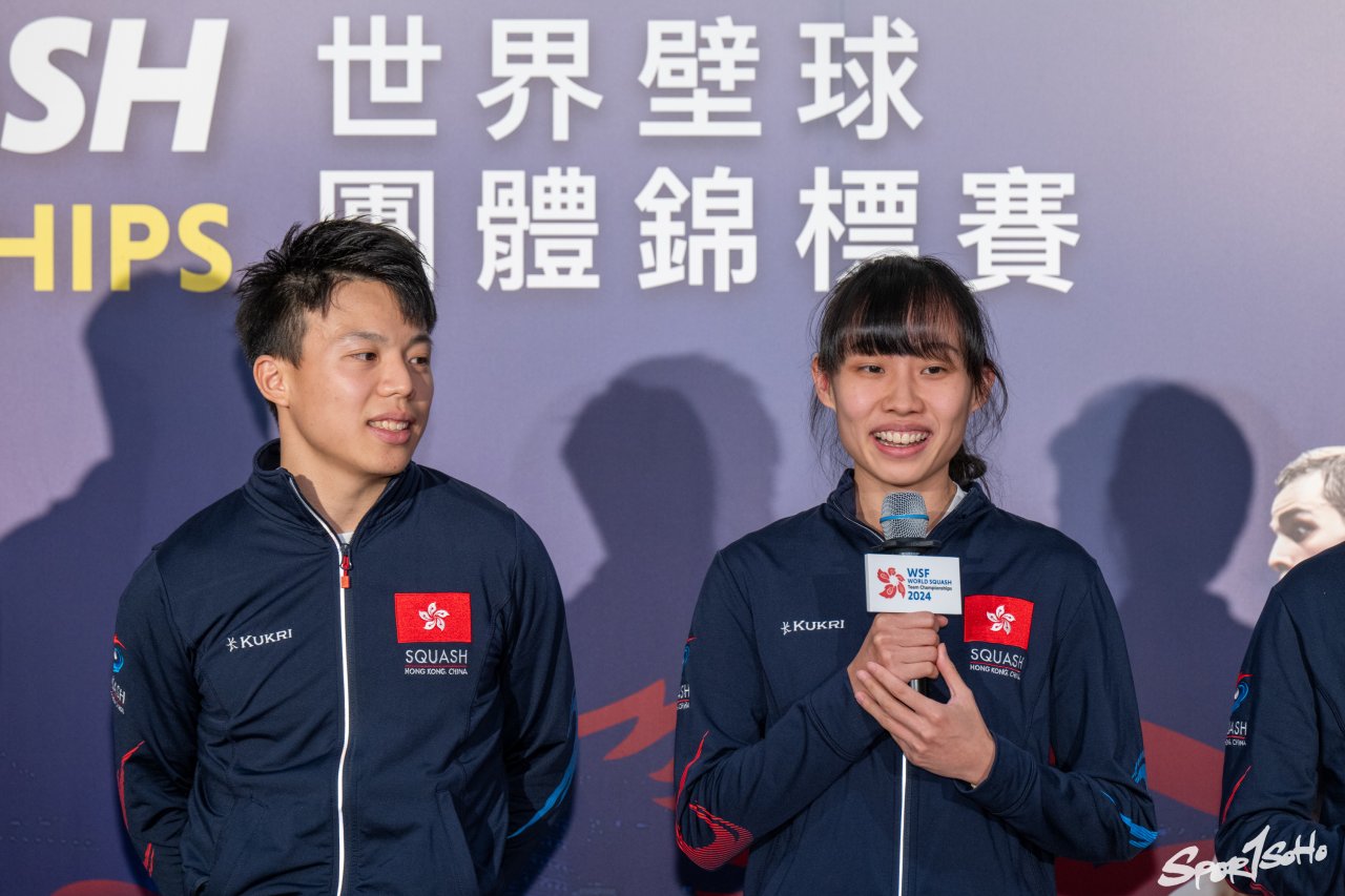 WSF世界壁球團體錦標賽首登香港 湯芷穎抱:「面對強隊我們都絕不退縮!」