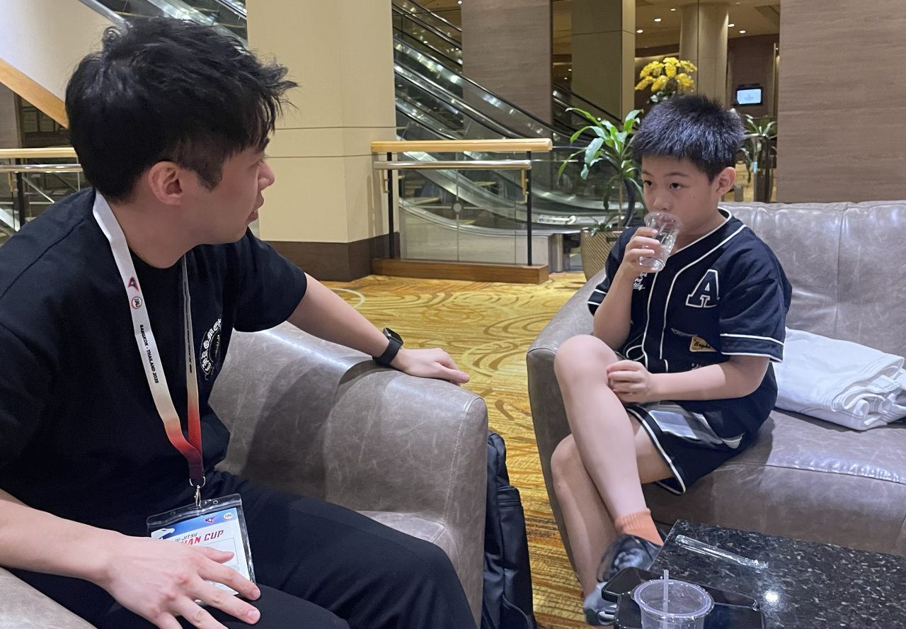 兩青年首次參與亞洲柔術青少年錦標後感
