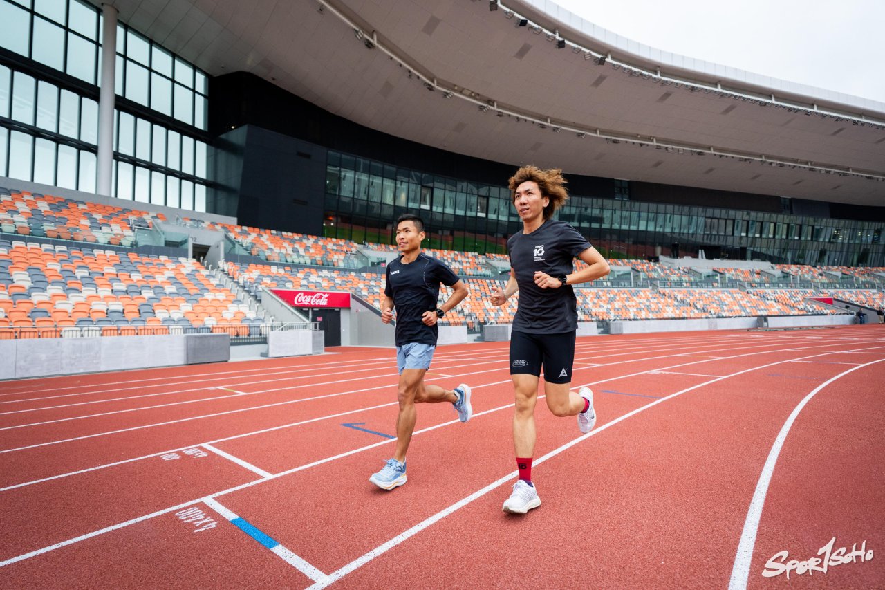 啟德飛步跑:香港新主場首場比賽 文少杰與曾福祥率先試跑