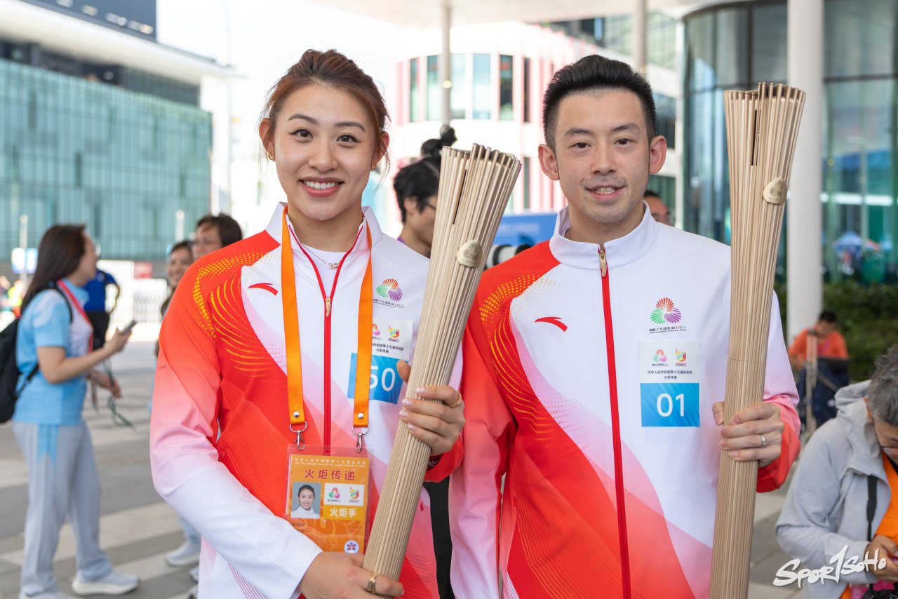 【第十五屆全國運動會】全運會50位港區代表參與火炬傳遞 佘繕妡啟德點燃火盤