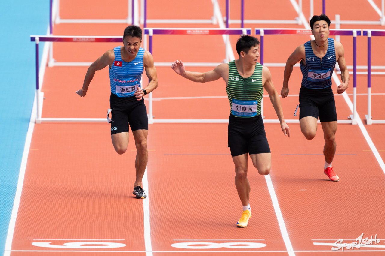 【第十五屆全國運動會】張宏峰刷新香港紀錄 110米欄晉身決賽.jpg