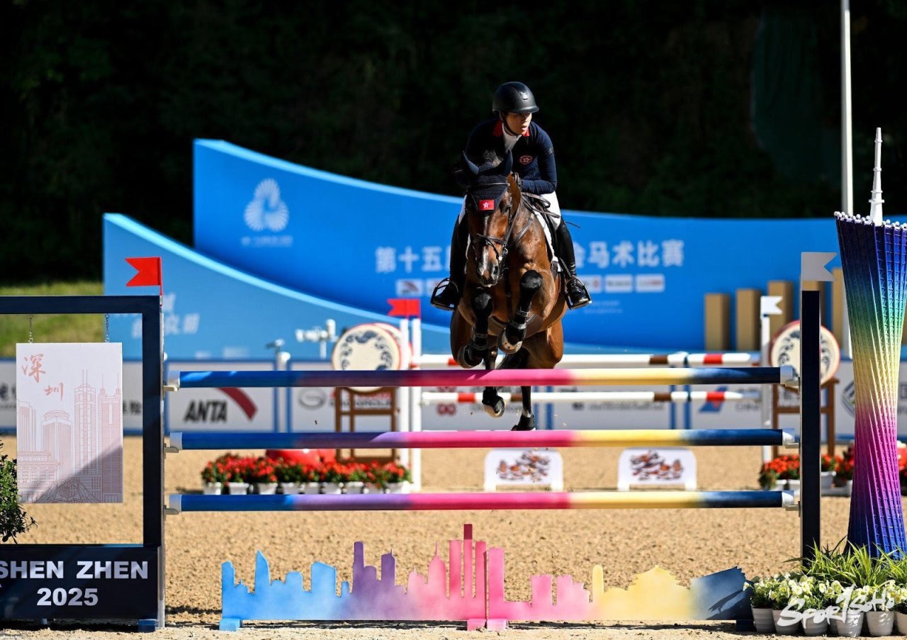 【第十五屆全國運動會】馬術港隊完成所有賽事 賴楨敏第五無緣獎牌