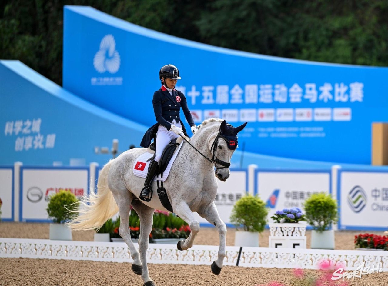 【第十五屆全國運動會】馬術港隊完成所有賽事 賴楨敏第五無緣獎牌.jpg