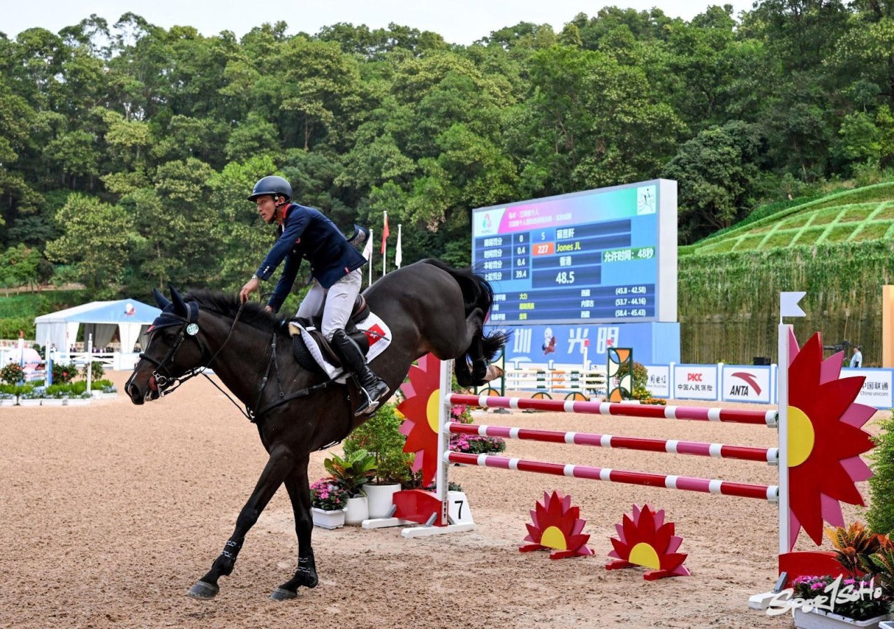 【第十五屆全國運動會】馬術港隊完成所有賽事 賴楨敏第五無緣獎牌.jpg