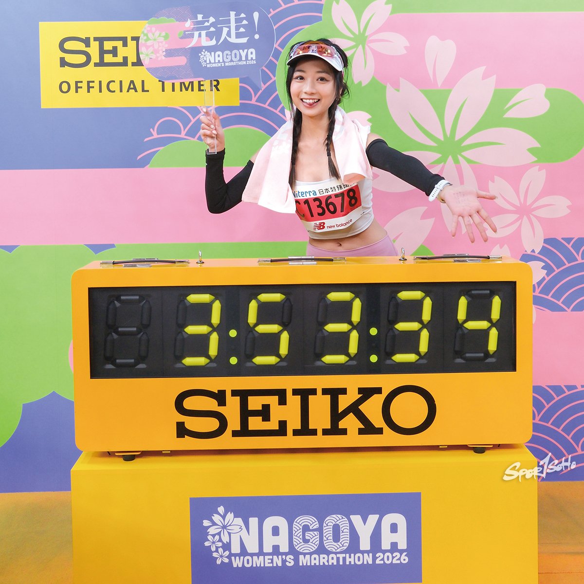 初馬の奮鬥 名古屋馬拉松3:53:34 吳慧琪｜跑去邊度