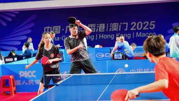 【殘特奧會】乒乓球混雙黃翰林彭穎加勇奪金牌