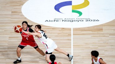 女子籃球港隊小組賽首場對日本隊