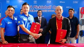 香港匹克球聯賽(HKPL)與亞洲匹克球商業聯盟(APBA)簽約儀式