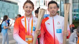 【第十五屆全國運動會】全運會50位港區代表參與火炬傳遞 佘繕妡啟德點燃火盤