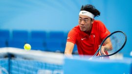 【第十五屆全國運動會】黃澤林為網球港隊奪得首面全運獎牌