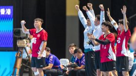 【第十五屆全國運動會】男子手球港隊小組出線 周五啟德爭入四強關鍵戰