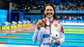 【第十五屆全國運動會】何詩蓓二百自大熱勝出 首次出戰全運會即奪金