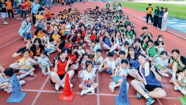 傳棒・傳承 東涌天主教學校中、小、幼一條龍接力賽｜當體育遇上教育