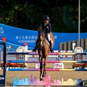 【第十五屆全國運動會】馬術港隊完成所有賽事 賴楨敏第五無緣獎牌